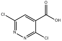 3,6-Dichloropyridazine-4-carboxylic acid Chemical Structure