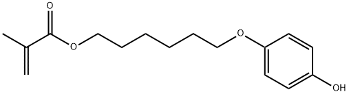 4-(6-Methacryloyloxyhexyloxy)phenol 结构式