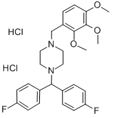 Lomerizine hydrochloride Chemical Structure