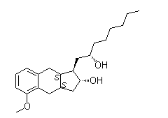 Descarboxy Treprostinil Chemical Structure