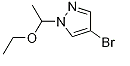 4-Bromo-1-(1-ethoxy-ethyl)-1H-pyrazole 结构式