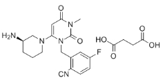 Trelagliptin succinate Chemical Structure