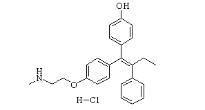 Z-Endoxifen Hydrochloride Chemical Structure