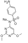 Sulfadimethoxine sodium salt Chemical Structure