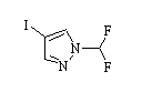 1-(difluoromethyl)-4-iodo-1H-pyrazole 结构式
