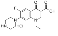 Norfloxacin hydrochloride Chemical Structure