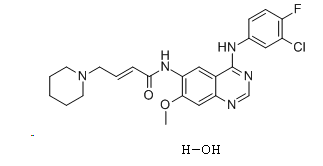 Dacomitinib hydrate Chemical Structure