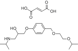 Bisoprolol hemifumarate Chemical Structure