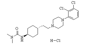 Cariprazine HCl Chemical Structure