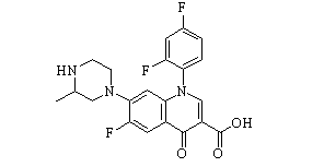 Temafloxacin Chemical Structure