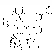 Deuterated Atazanivir-D3-1 结构式