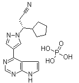 Ruxolitinib phosphate Chemical Structure