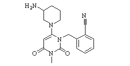 (S)-Alogliptin Chemical Structure