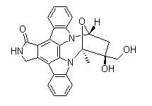 Lestaurtinib Chemical Structure