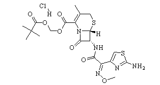 Cefetamet pivoxil hydrochloride Chemical Structure