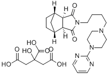 Tandospirone citrate Chemical Structure