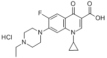 Enrofloxacin hydrochloride Chemical Structure