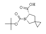 (S)-5-boc-5-azaspiro[2.4]heptane-6-carboxylic acid Chemical Structure