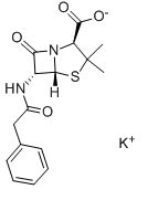 Penicillin G potassium Chemical Structure