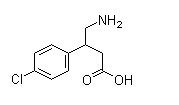 Baclofen Chemical Structure