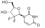 2'-Deoxy-2',2'-difluorouridine Chemical Structure