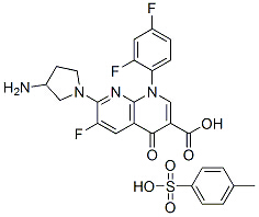 Tosufloxacin tosylate Chemical Structure