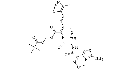 Cefditoren pivoxil Chemical Structure