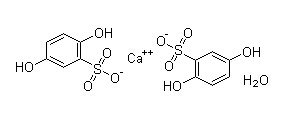 Calcium dobesilate monohydrate Chemical Structure