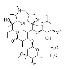 Azithromycin dihydrate Chemical Structure