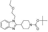 Bilastine Impurity 2 结构式