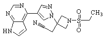 Baricitinib trifluoroacetate Chemical Structure