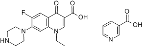 Norfloxacin Nicotinate Chemical Structure