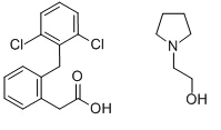 Diclofenac epolamine Chemical Structure