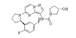 Larotrectinib 结构式