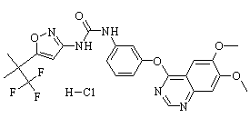 CEP-32496 hydrochloride Chemical Structure