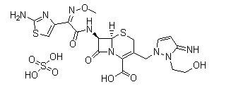 Cefoselis sulfate Chemical Structure