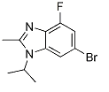 6-Bromo-4-fluoro-1-isopropyl-2-methyl-1H-benzo[d]imidazole Chemical Structure