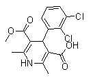 Desethyl Felodipine Chemical Structure