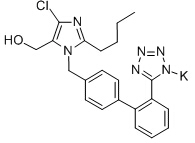 Losartan potassium Chemical Structure