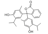 Thymolphthalein Chemical Structure