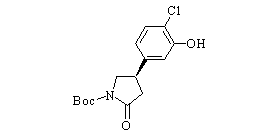 (R)-tert-butyl 4-(4-chloro-3-hydroxyphenyl)-2-oxopyrrolidine-1-carboxylate Chemical Structure