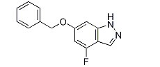 6-(benzyloxy)-4-fluoro-1H-indazole Chemical Structure