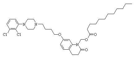 Aripiprazole lauroxil Chemical Structure