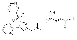 Vonoprazan fumarate Chemical Structure
