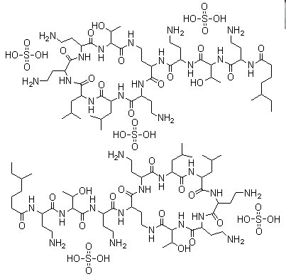 Colistin sulfate Chemical Structure