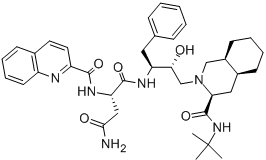 Saquinavir Chemical Structure