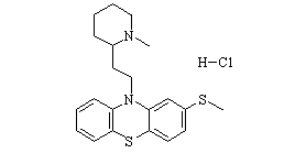 Thioridazine hydrochloride Chemical Structure