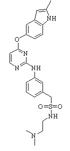 Sulfatinib Chemical Structure