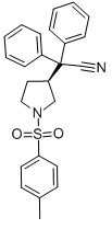 (S)-3-(1-Cyano-1,1-diphenylmethyl)-1-tosylpyrrolidine Chemical Structure