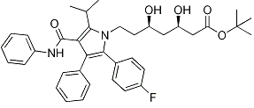 Atorvastatin tert-Butyl Ester Chemical Structure